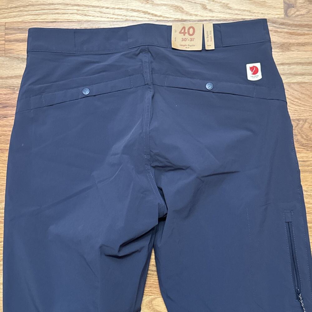 FjallRaven Women High Coast Lite Trousers Navy F89430 EU 40 30-31” Regular - Picture 7 of 8